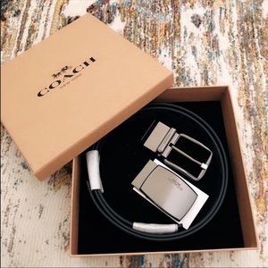 Coach Boxed Belt set